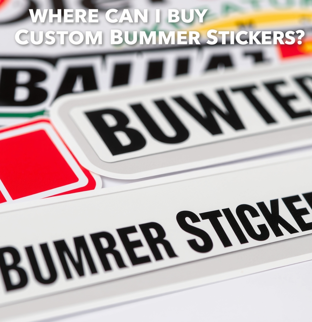 Where Can I Buy Custom Bumper Stickers Online?