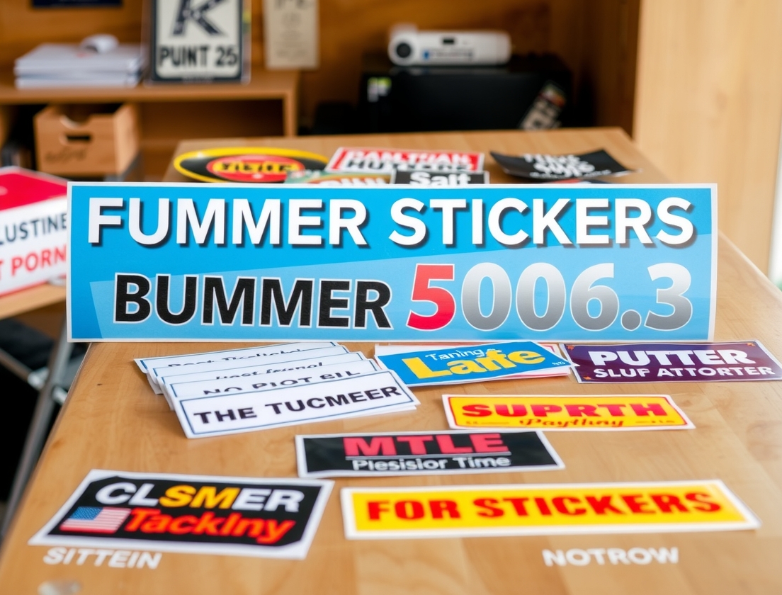 Quality check visual for Where to Find Funny Bumper Stickers for Cars?