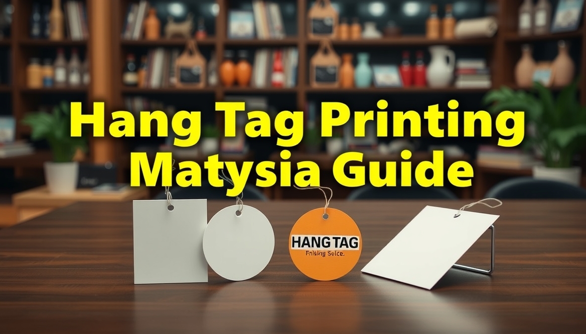 Preparation visual for Hang Tag Printing Malaysia Guide
