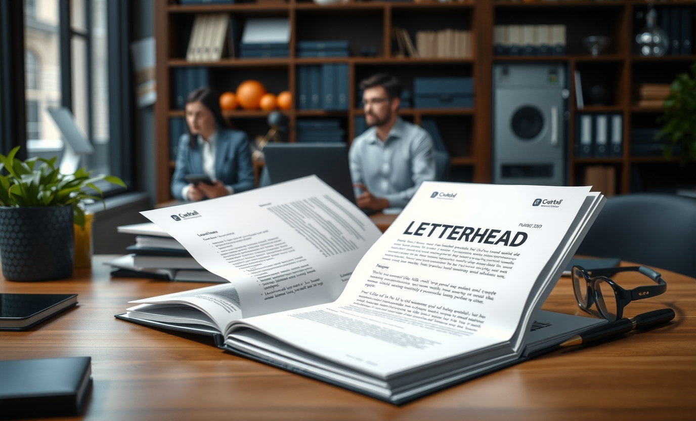 Quality check visual for Letterhead Book Printing Guide