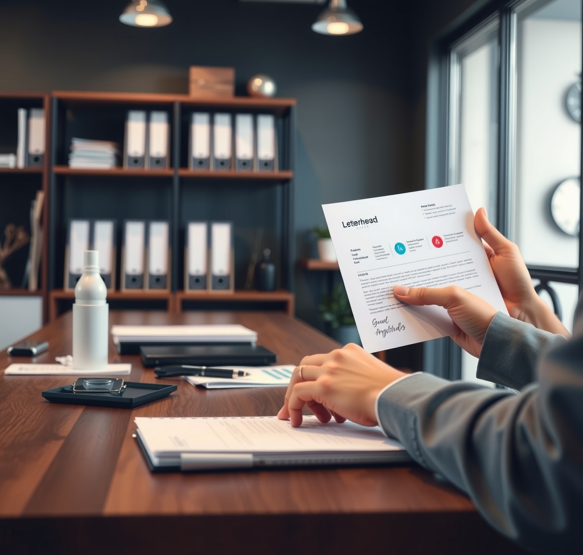 Preparation visual for Letterhead Printing Shop Guide