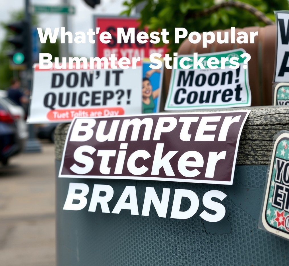 Evaluating the best What Are the Most Popular Bumper Sticker Brands? environment