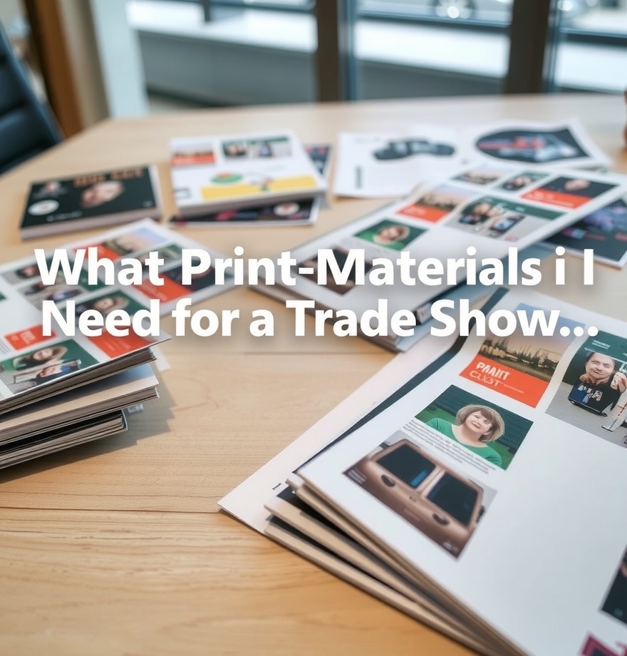 Evaluating the best What Print Materials Do I Need for a Trade Show Booth environment