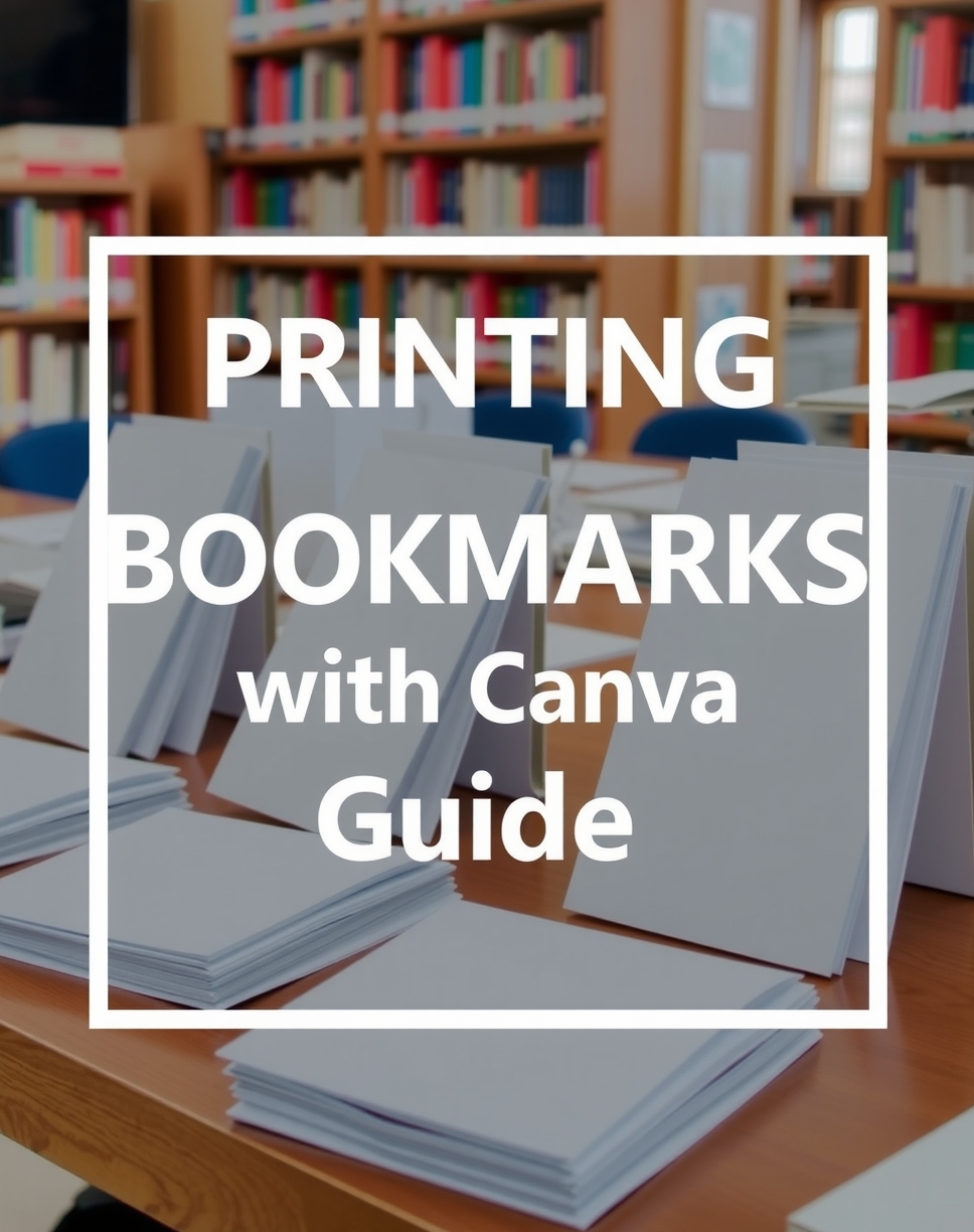 Printing Bookmarks with Canva Guide