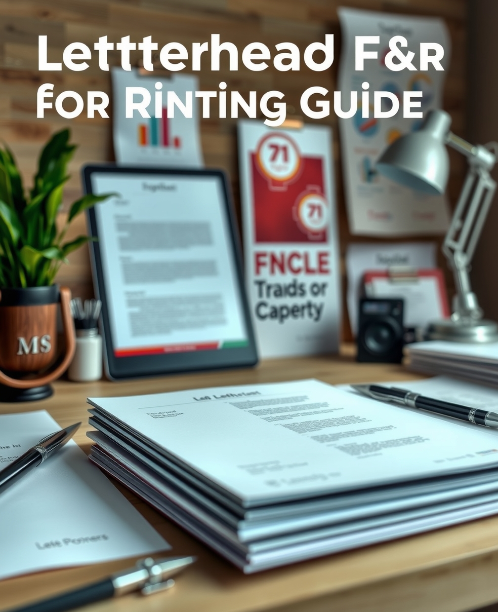 Letterhead for Printing Guide