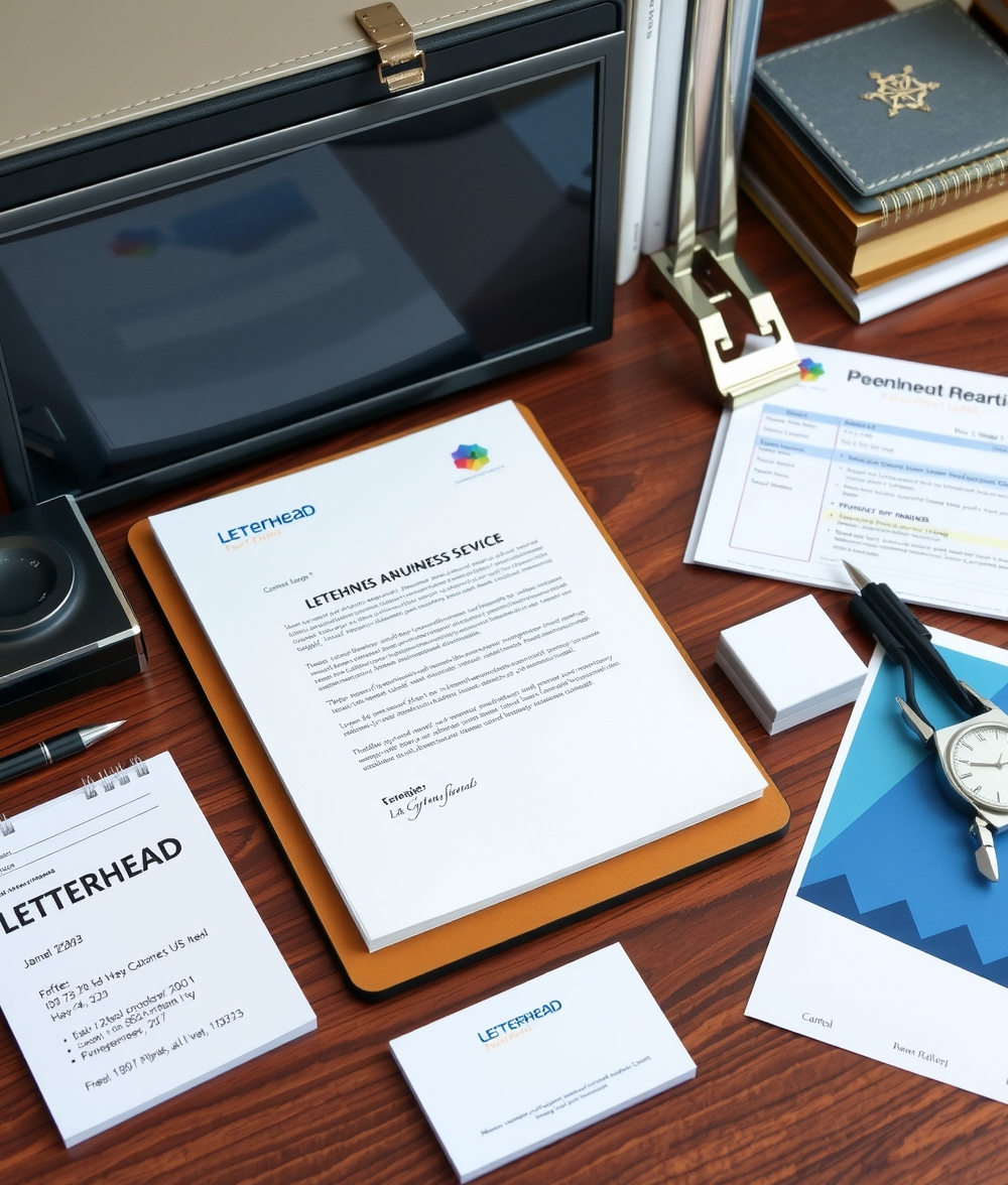 Preparation visual for Letterhead for Printing Guide