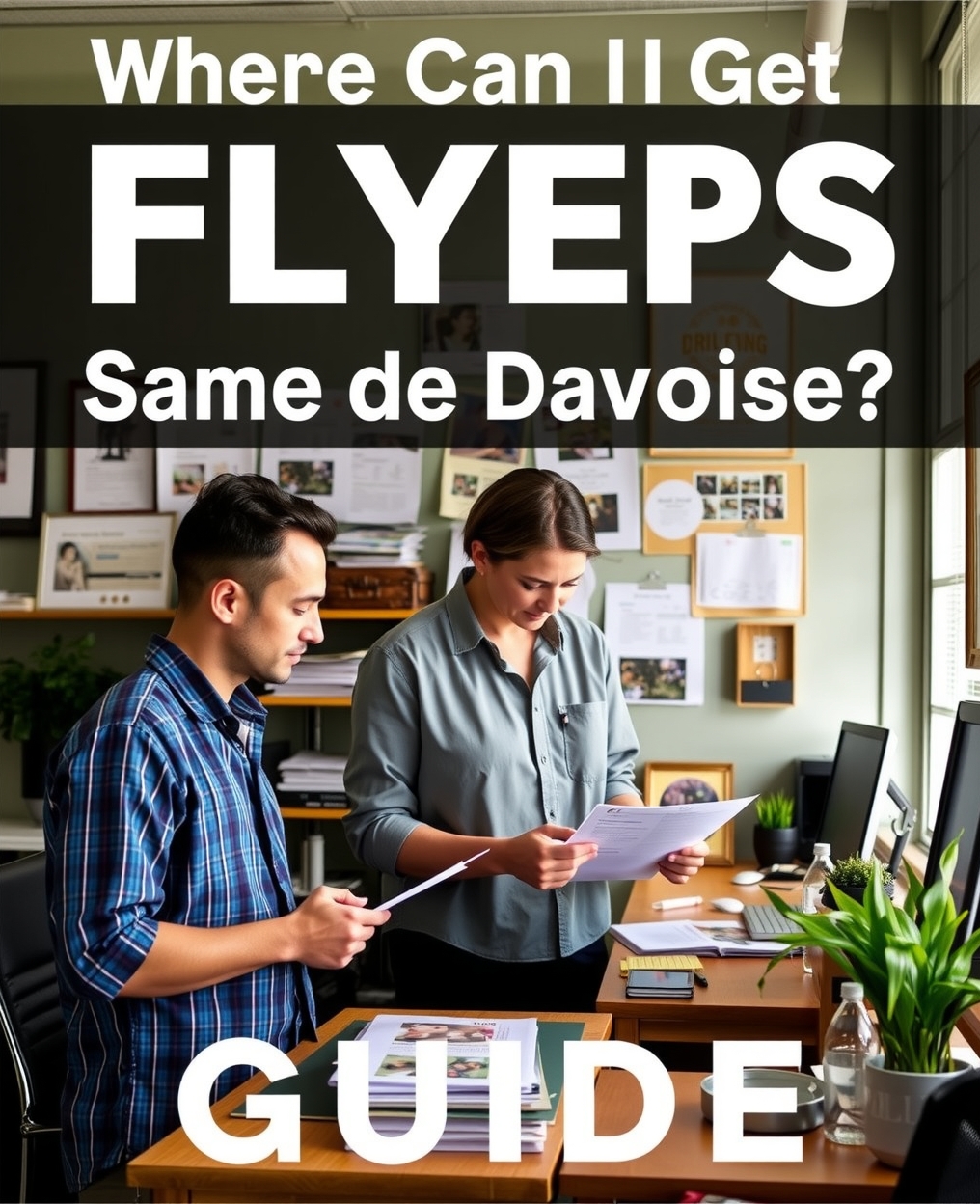 Checklist for Where Can I Get Flyers Printed Same Day Guide