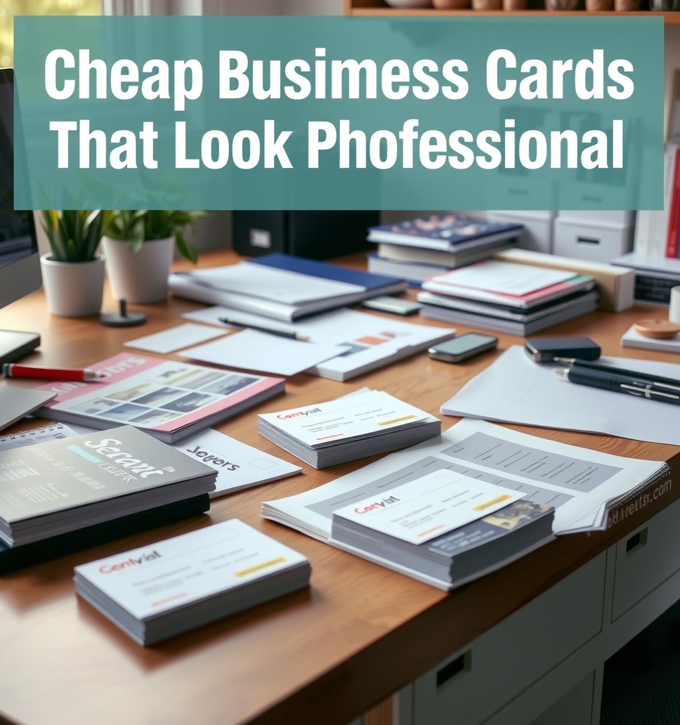 Preparation visual for Cheap Business Cards That Look Professional