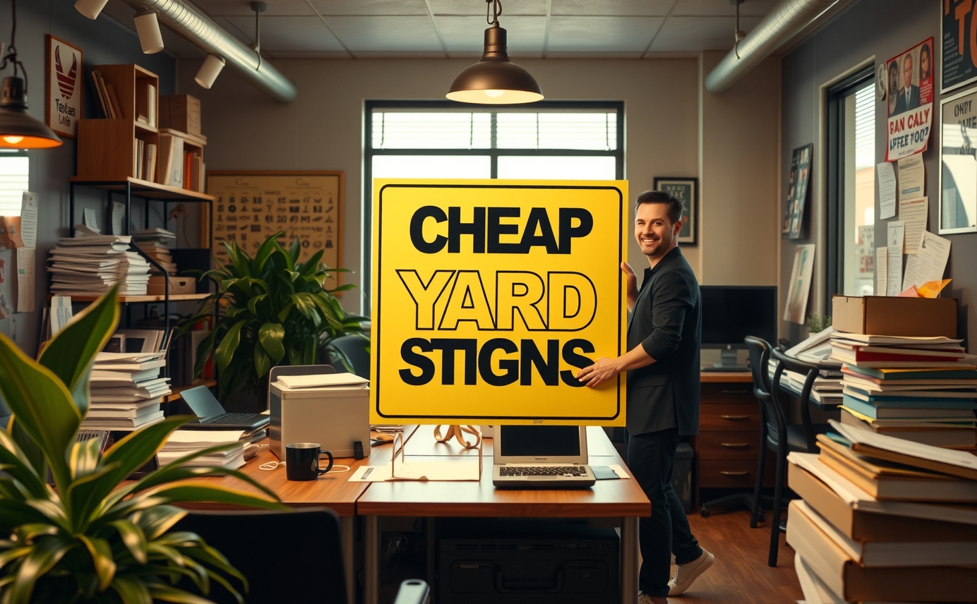 Preparation visual for Cheap Yard Signs