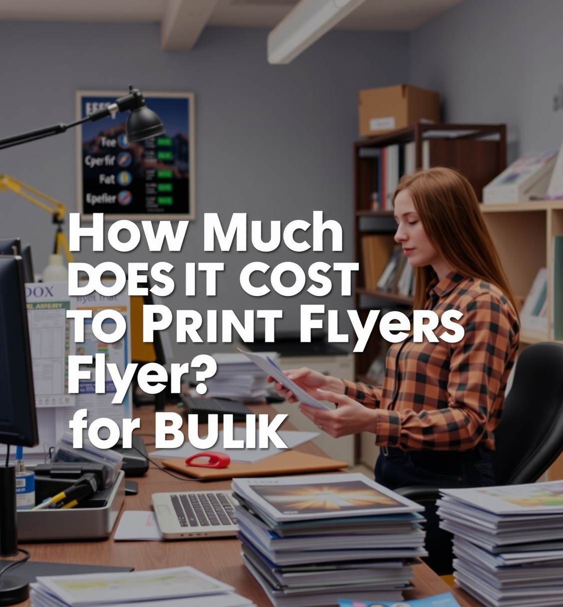 Preparation visual for How Much Does It Cost to Print Flyers in Bulk