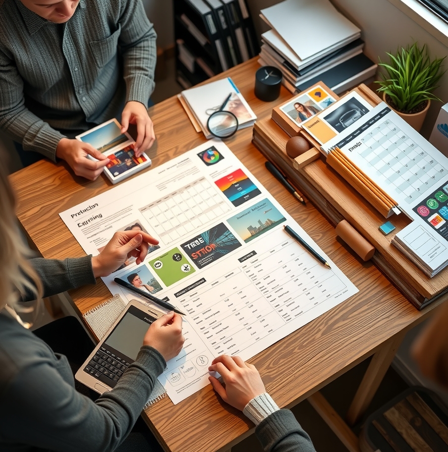 Preparation visual for Flyer Design Tips