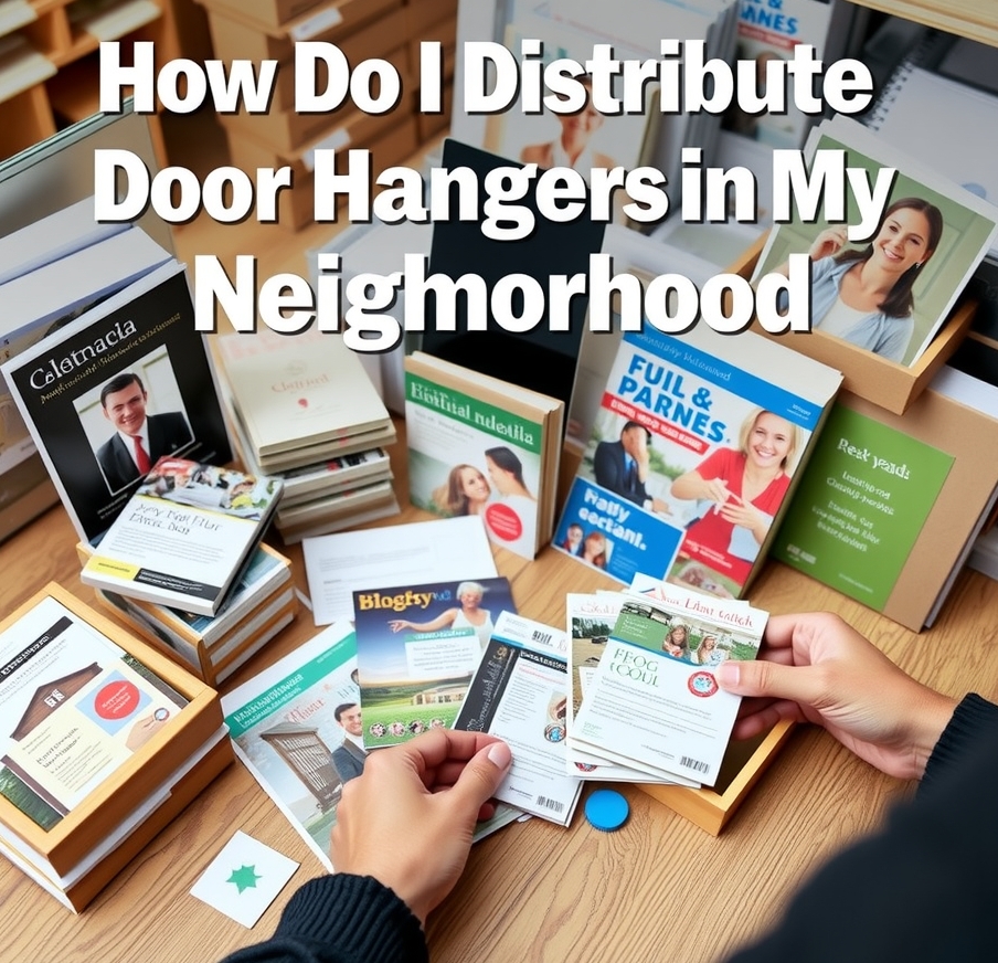 Evaluating the best How Do I Distribute Door Hangers in My Neighborhood environment