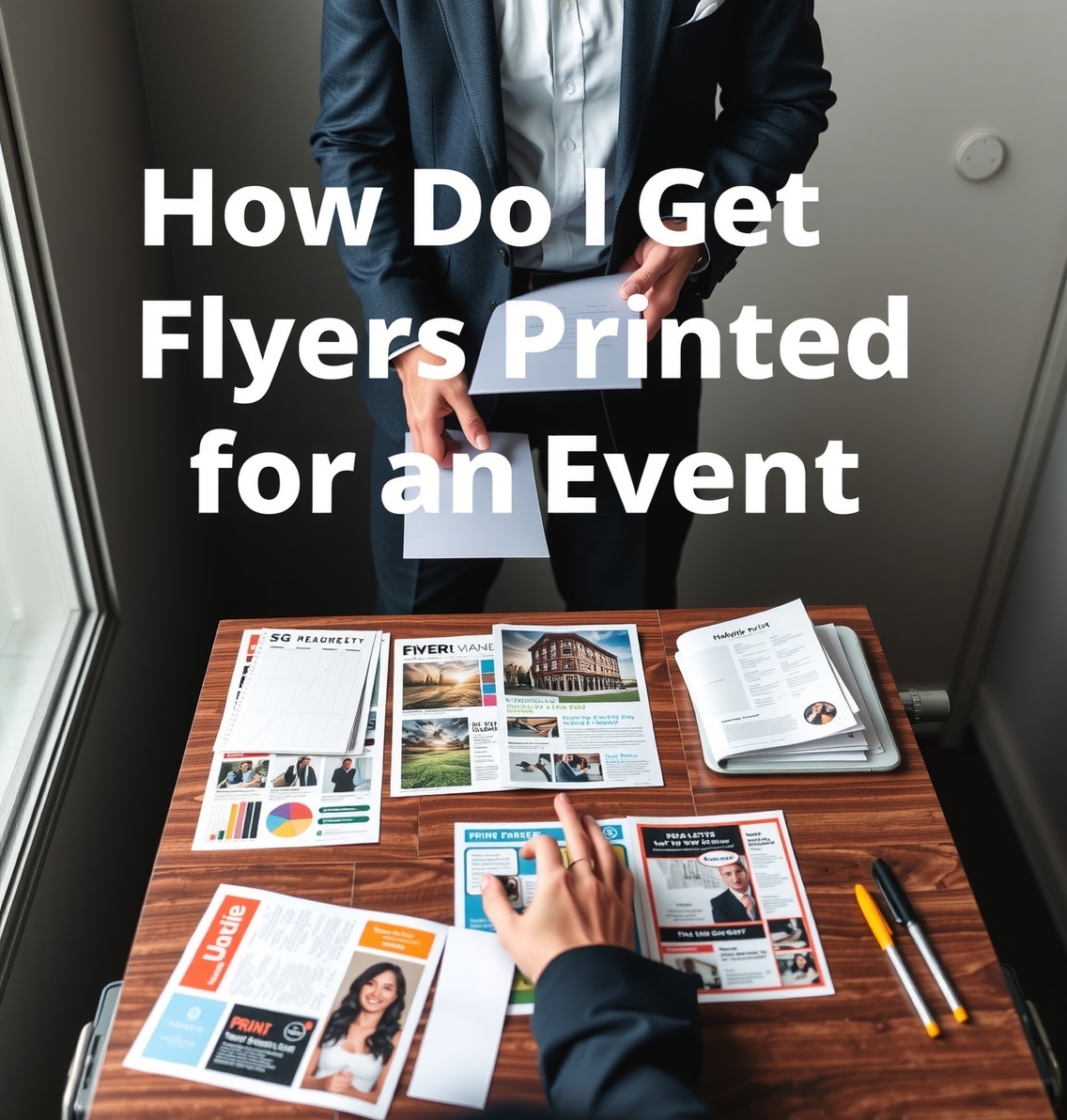Preparation visual for How Do I Get Flyers Printed Fast for an Event Tomorrow