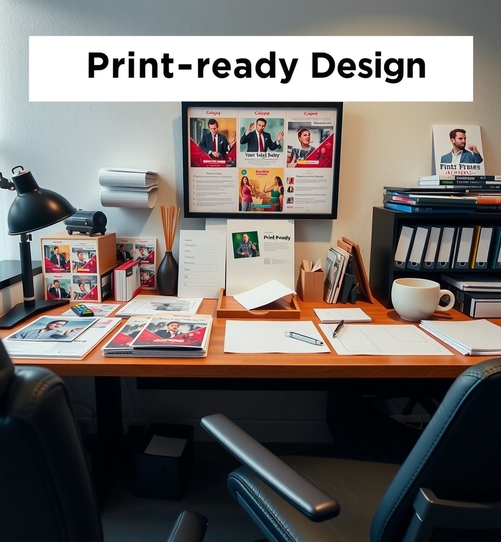 Preparation visual for Print-ready Flyer Design