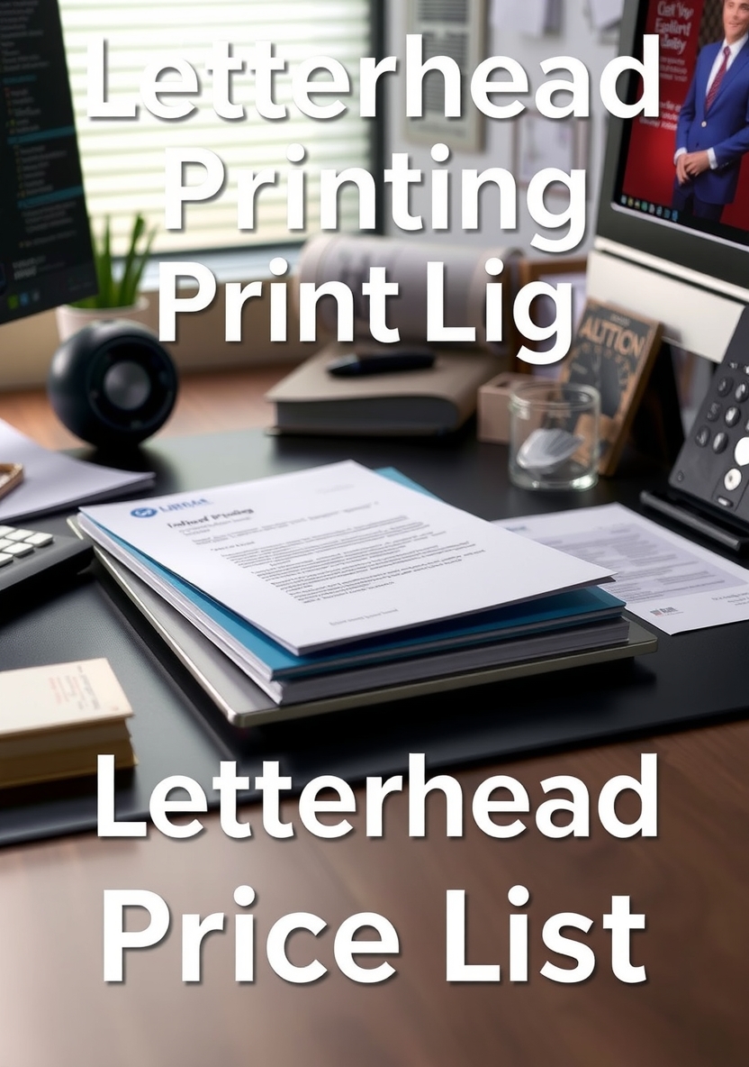 Quality check visual for Letterhead Printing Price List