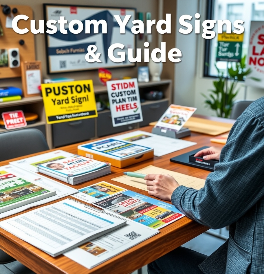 Checklist for Custom Yard Signs Guide