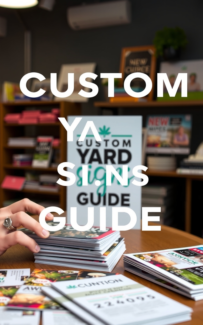 Preparation visual for Custom Yard Signs Guide
