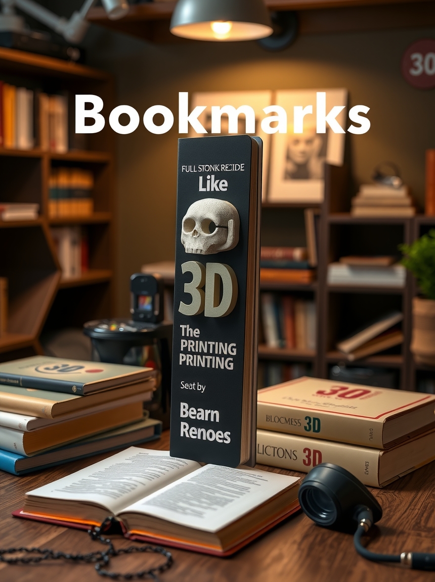 Preparation visual for Bookmarks 3D Printing Guide
