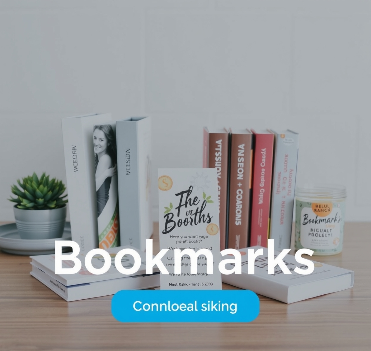 Preparation visual for Printing Own Bookmarks Guide