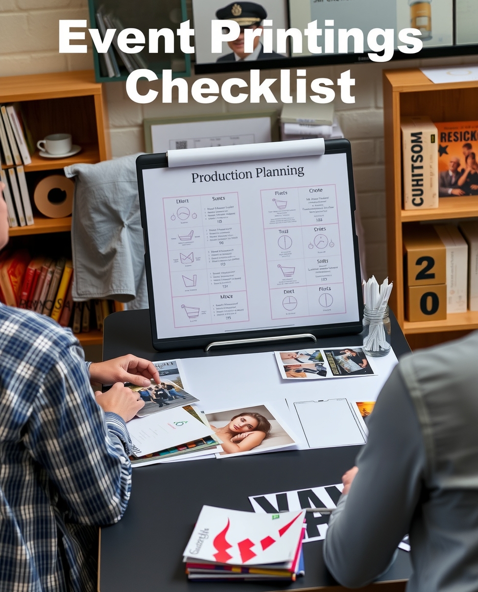 Checklist for Event Printing Checklist