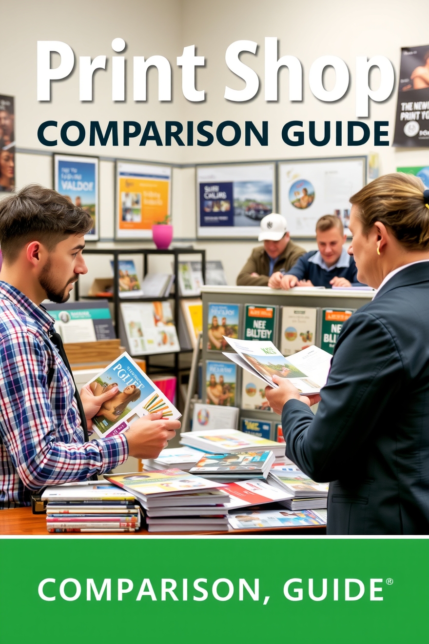 Evaluating the best Print Shop Comparison Guide environment