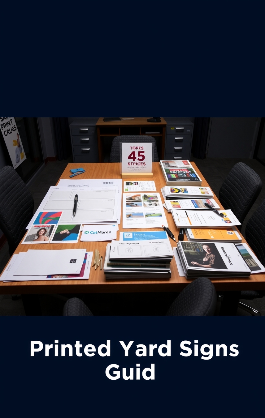 Preparation visual for Printed Yard Signs Guide
