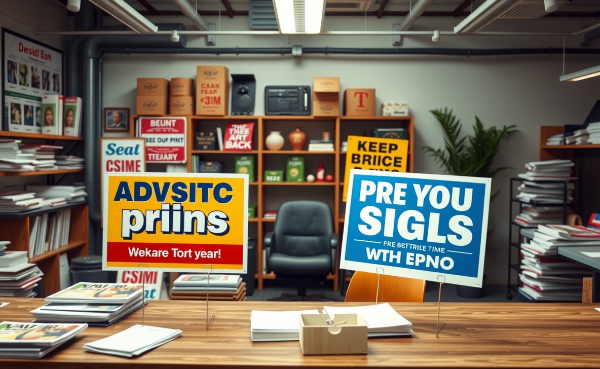 Quality check visual for Printed Yard Signs Guide