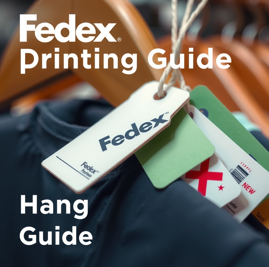 Checklist for Fedex Hang Tag Printing Guide