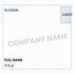 Square Style 05 Negative Space Border