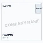 Square Style 05 Negative Space Border