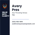 Equity Column Minimal Axe Throwing Venue Manager 2x2 Square