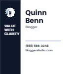 Equity Column Minimal Blogger 2x2 Square