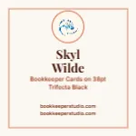 Ivory Crest Luxury Bookkeeper 2x2 Square