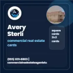 Blueprint Grid Authority Commercial Real Estate Agent 2x2 Square