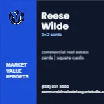 Metro Valuation Navy Commercial Real Estate Agent 2x2 Square