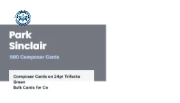 Skyline Band Modern Composer 2x2 Square