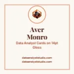 Ivory Crest Luxury Data Analyst 2x2 Square