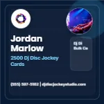 Blueprint Grid Authority Dj Disc Jockey 2x2 Square