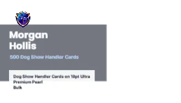 Skyline Band Modern Dog Show Handler 2x2 Square
