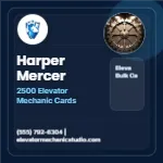 Blueprint Grid Authority Elevator Mechanic 2x2 Square