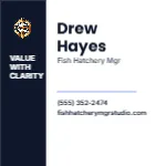 Equity Column Minimal Fish Hatchery Manager 2x2 Square