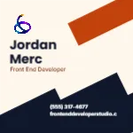 Angled Copper Strata Front End Developer 2x2 Square