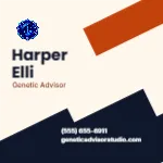 Angled Copper Strata Genetic Counselor 2x2 Square