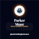 Monogram Summit Black Glass Installer Glazier 2x2 Square