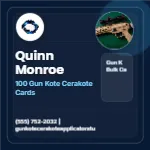 Blueprint Grid Authority Gun Kote Cerakote Applicator 2x2 Square