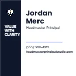 Equity Column Minimal Headmaster Principal 2x2 Square