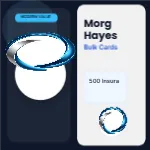 Editorial Slate Portrait Insurance Agent Commercial 2x2 Square