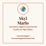 Ivory Crest Luxury Insurance Agent Commercial 2x2 Square