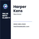 Equity Column Minimal Machinist 2x2 Square