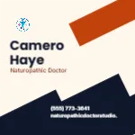 Angled Copper Strata Naturopathic Doctor 2x2 Square